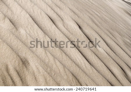 Natural texture - sand background. Sand dunes in desert, Tibet
