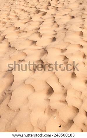 Natural texture - sand background. Sand dunes in desert, Namibia, Africa