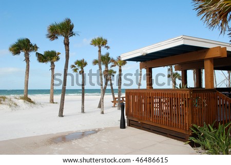 Bar on Clear Water Beach, Florida, USA