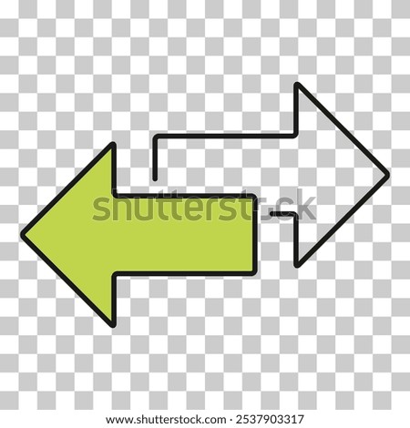 Exchange arrow transfer icon,swap web button design, move symbol vector illustration .