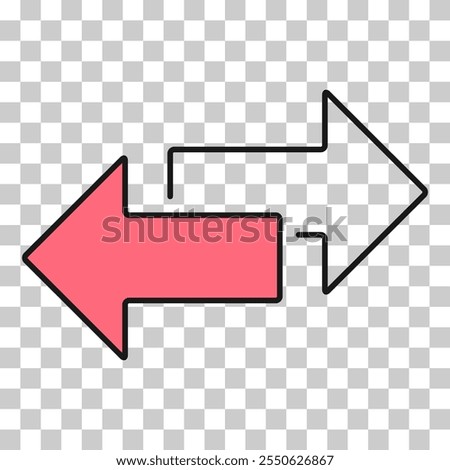 Exchange arrow transfer icon,swap web button design, move symbol vector illustration .