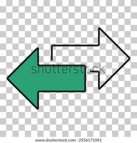 Exchange arrow transfer icon,swap web button design, move symbol vector illustration .