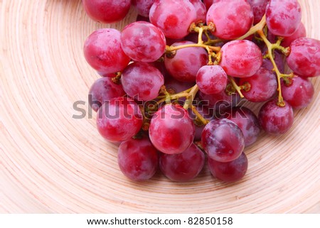 Image of red grape background