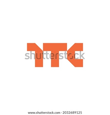 ITC TTC 1TC Letter Logo Design Vector