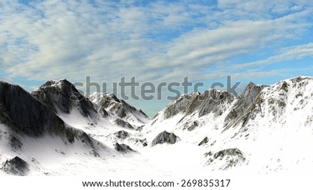 Snowy Mountains - Mountain Peak