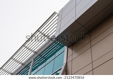 Similar – Image, Stock Photo Colorful facade cladding on a house next to the street
