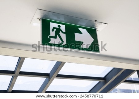 Similar – Image, Stock Photo emergency exit