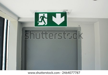 Similar – Image, Stock Photo emergency exit