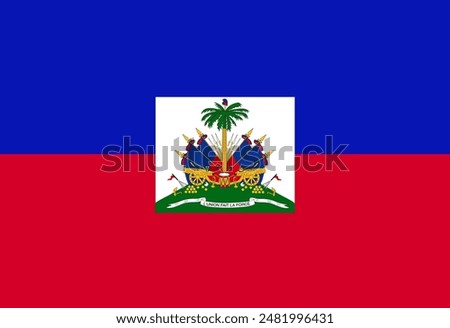 Haiti flag illustrator country flags symbol nation