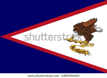 American Samoa flag illustrator country flags  symbol nation