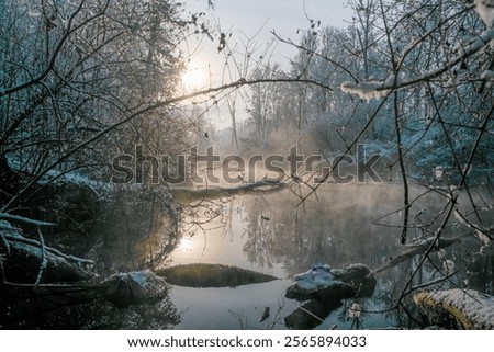 Similar – Image, Stock Photo Linz in the morning II