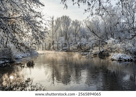 Similar – Image, Stock Photo Linz in the morning II