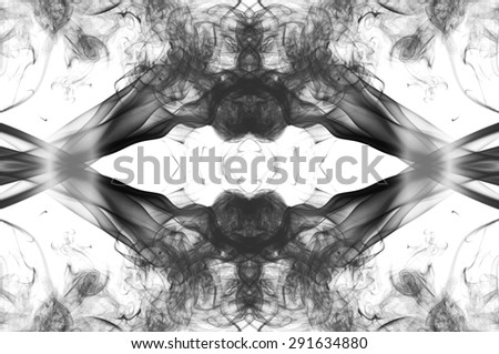 abstract smoke background, black smoke color on white background, black ink on white background