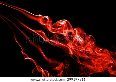 abstract red smoke on black background, red smoke on black background, smoke background,red ink background,red background ,beautiful red smoke