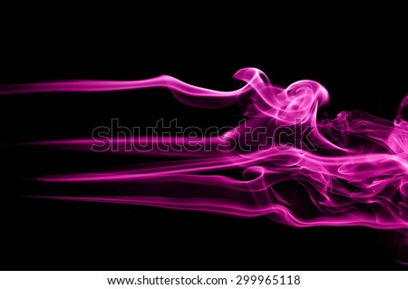 Abstract color smoke on black background, purple smoke background,purple ink background,Violet smoke, beautiful color smoke