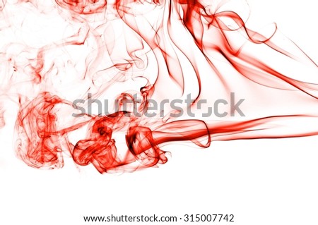movement of red smoke, Abstract red smoke on white background, red background,red ink on white background,smoke background ,beautiful white smoke