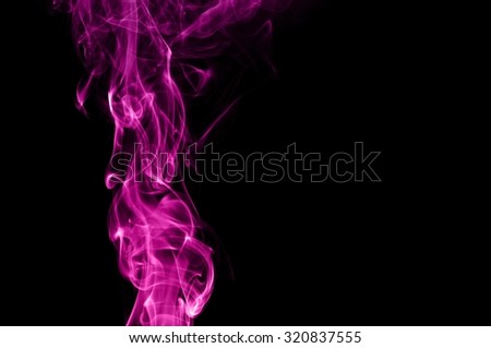 movement of purplw smoke,Abstract violet smoke on black background, purple smoke background,purple ink background,Violet smoke, beautiful color smoke