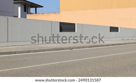 Similar – Image, Stock Photo Behind the lines Facade