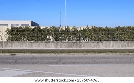 Similar – Image, Stock Photo Stone in wire mesh wall