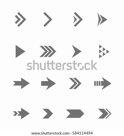 Arrow Icon vector Set