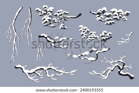 Similar – Image, Stock Photo Branches with snow