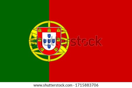 close up of Portugal flag