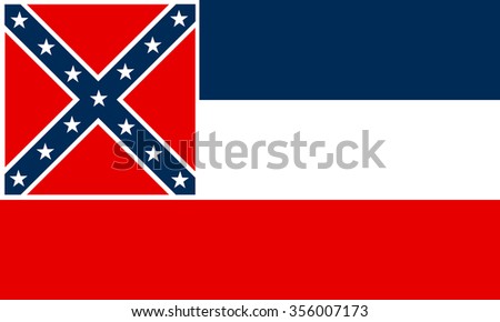 Mississippi (USA)  flag