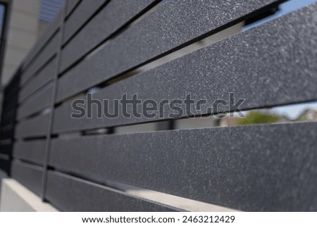 Similar – Image, Stock Photo Fence made of galvanized steel mesh.