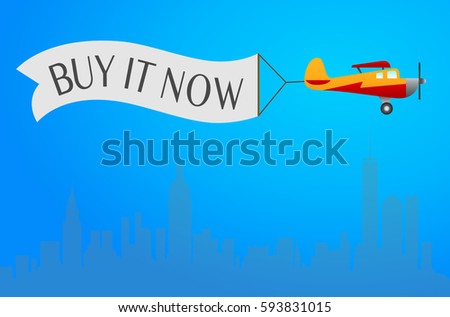 Plane with Banner 