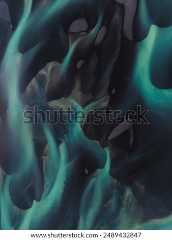 Similar – Image, Stock Photo Iceland from above drone image