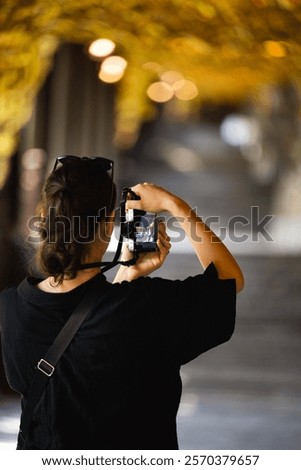 Similar – Image, Stock Photo Bai Dinh Tower Pagoda at the end of the winding road between the trees. . The biggest temple complex in Vietnam. Trang An, Nim Binh.