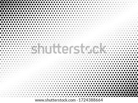 Halftone Dots Background. Grunge Distressed Overlay. Fade Abstract Pattern. Pop-art Texture. Vector illustration