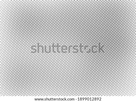 Dots Background. Grunge Pattern. Abstract Monochrome Overlay. Gradient Vintage Texture. Vector illustration