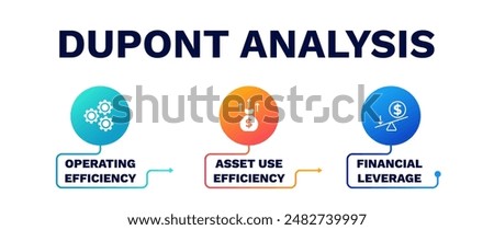 Dupont analysis. Financial leverage for diversification and probability of market information with equity dispersion and financial vector bet solutions