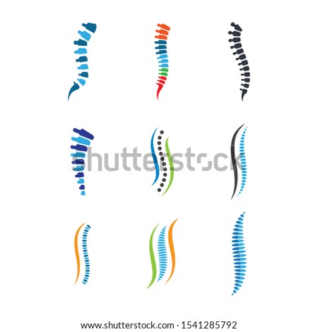 Spine vector icon symbol illustration design