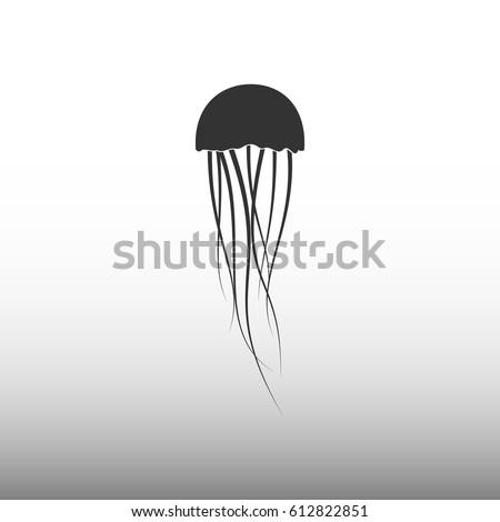 Download Jellyfish Silhouette At Getdrawings Free Download