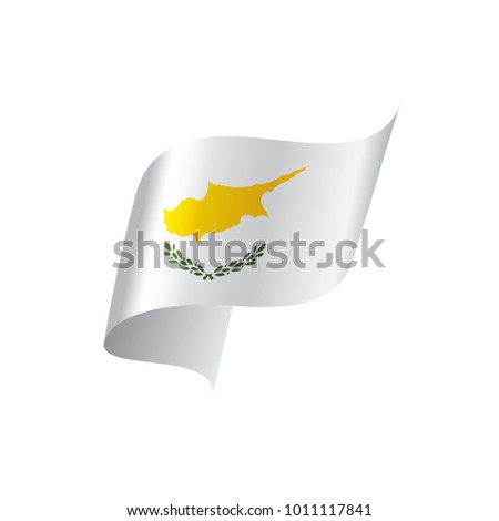 Cyprus flag, vector illustration