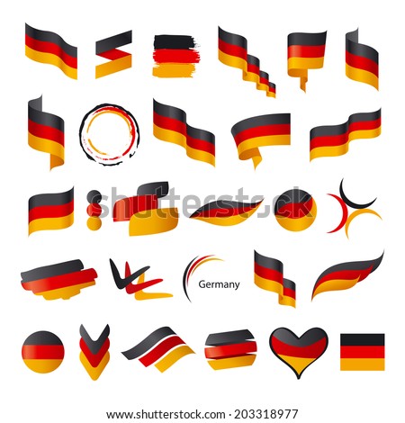 biggest collection of vector flag of Germany 