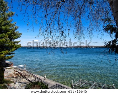 Similar – Foto Bild Simcoe-Landschaft in der Abenddämmerung