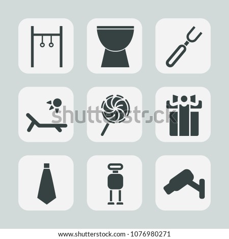 Premium set of fill icons. Such as dinner, fashion, camera, sound, robot, technology, meal, musical, lollipop, training, exercise, silhouette, box, summer, fork, sweet, spoon, sport, present, android
