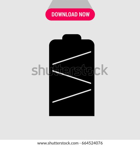 Full battery sign vector icon, Full device's  energy symbol. Simple, modern flat vector illustration for mobile app, website or desktop app 