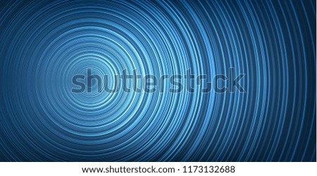 Modern Circle Blue Digital Sound Wave,technology and earthquake wave concept,design for music industry,Vector,Illustration.