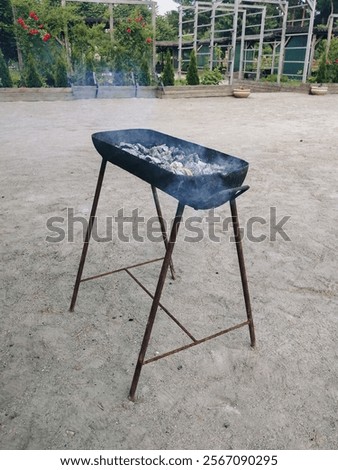Similar – Image, Stock Photo Gas flame | still burning