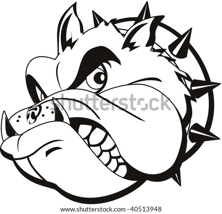 Vector Tattoo Bulldog Head - 40513948 : Shutterstock