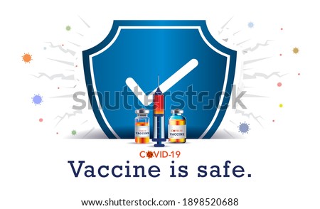 Vaccine. enhance Immunity. vaccination concept. vaccine is work and highly effective at preventing COVID19. Boost your immune system against corona virus. Background, ideas, concept