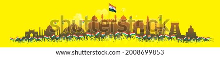 India independence day sales banner background