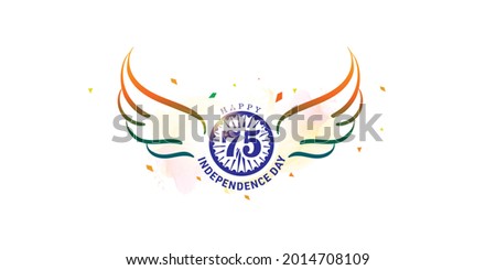 India independence day creative. Freedom journey