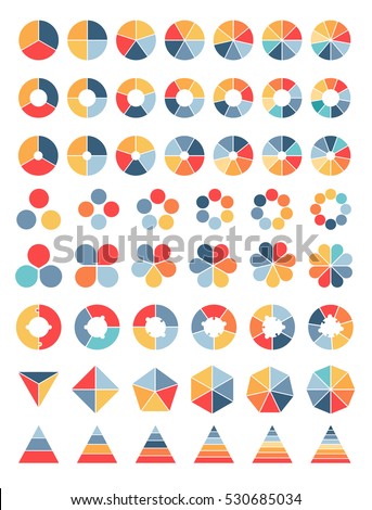 Collection of various simple diagrams ready for modifications