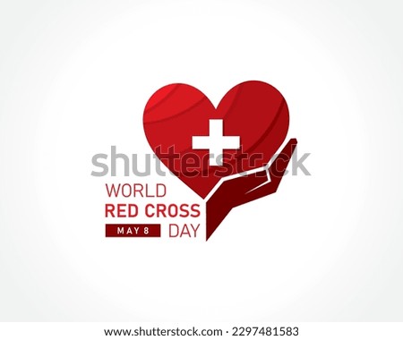 Vector Illustration for World Red Cross Day Concept celebrates on 8th may , It is a health concept 