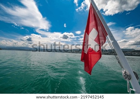 Similar – Image, Stock Photo Ship on Lake Zurich Ferry